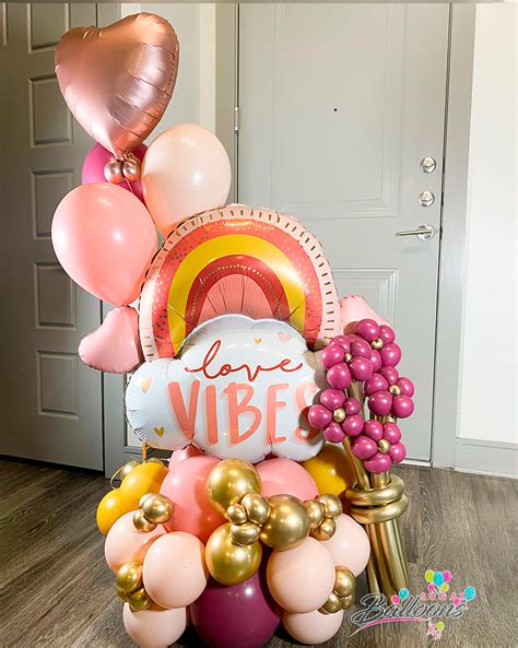 Balloons Bouquet Boho Love Sugar Balloons