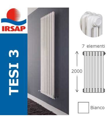 Radiatore Irsap Tesi 3 Colonne Bianco H 200 Cm