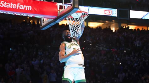 Jaylen Brown Open To Doing Dunk Contest Again