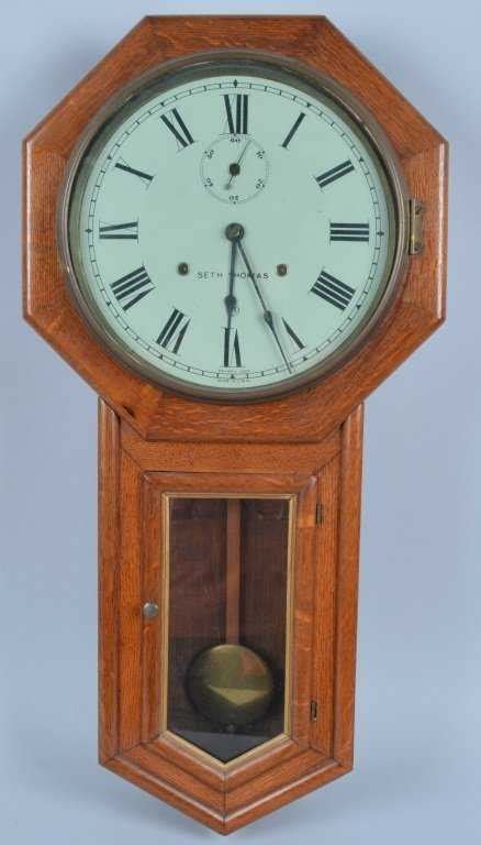 Seth Thomas 30 Day World Wall Clock 1890