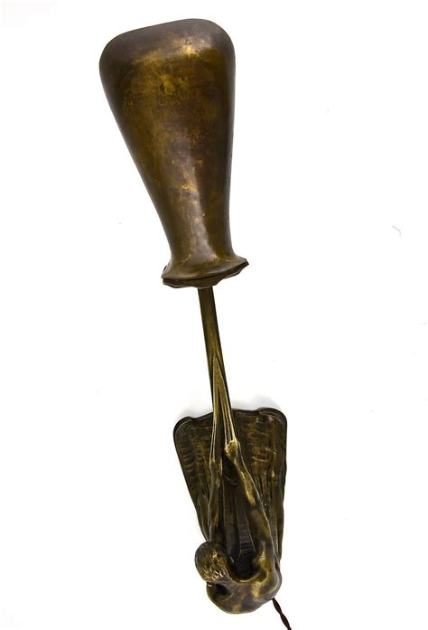 Art Nouveau Bronze Lamp With Male Nude By Wetzel At Stdibs Art Nouveau Male