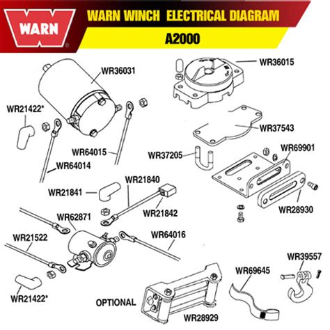 Warn 36031 Warn Winch Motor For A2000 A2500 2 5 Ci Ebay