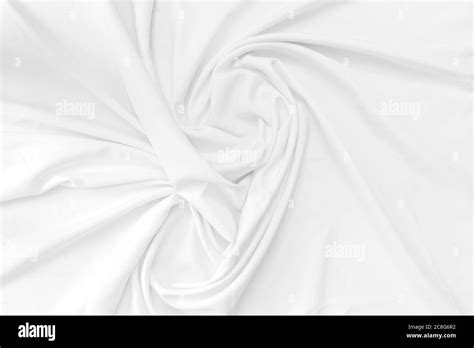 White Cotton Fabric Texture Background Abstract White Fabric With