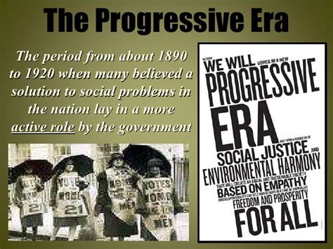 Unit 3 Powerpoint The Progressive Era