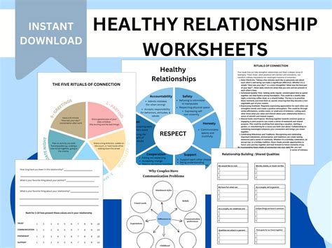 Healthy Relationship Worksheets, Couples Therapy, Couples Counseling ...