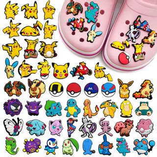 Hot Pokemon Jibz Pcs Cartoon Spirit Shoe Charms Diy Clogs Shoe