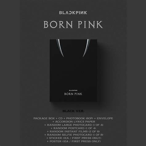 Blackpink 2nd Album Born Pink Box Set Pink Ver Shopee Malaysia