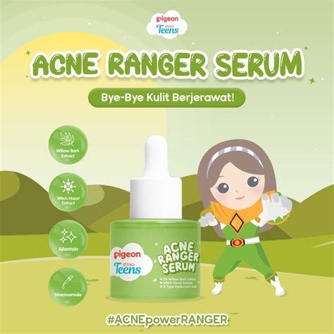 Jual Pigeon Teens Acne Ranger Serum Serum Remaja Untuk Kulit