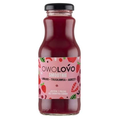 Smoothie Owolovo Ml Jab Ko Truskawka Agrest Por Wnaj Ceny