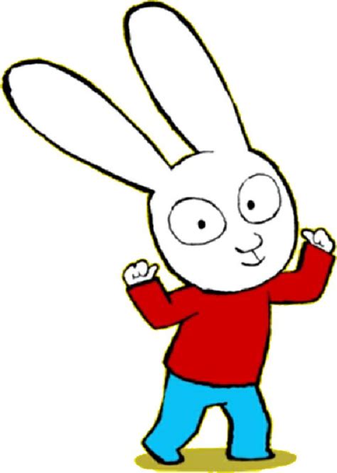 #simon #simonrabbit #happy #rabbits #cartoon - Simon Cartoon, HD Png ...