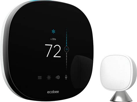 Best Buy Ecobee Smart Thermostat With Voice Control Black Eb State5 01