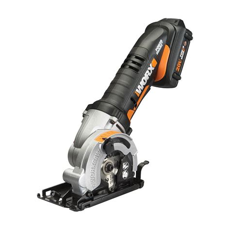 Worx Power Share 20V 3 375 Worxsaw Compact Circular Saw With Battery