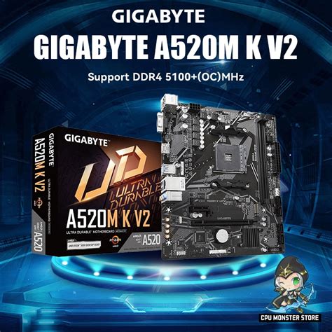 [READY STOCK] Gigabyte A520M K V2 A520 AMD AM4 mATX Motherboard ...