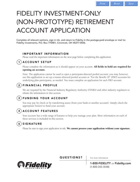 Fill Free Fillable Fidelity Investments Pdf Forms