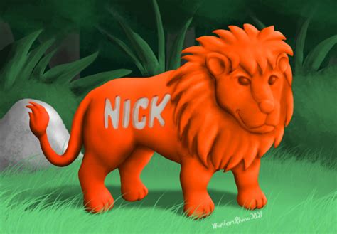 Nick Jr Logo - Orange Lion by WontonRhino on DeviantArt