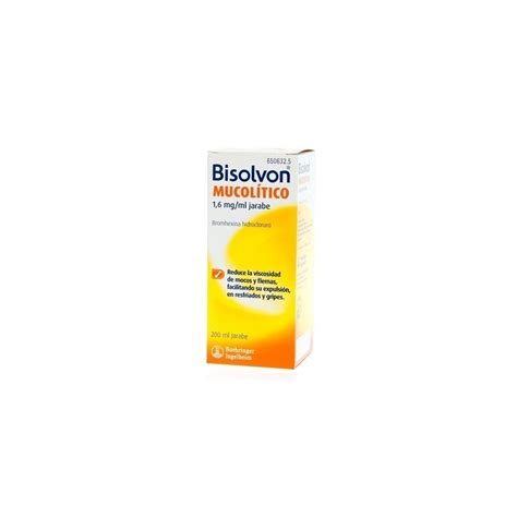 Bisolvon Mucolitico 1 6 Mg Ml Jarabe 1 Frasco 200 Ml