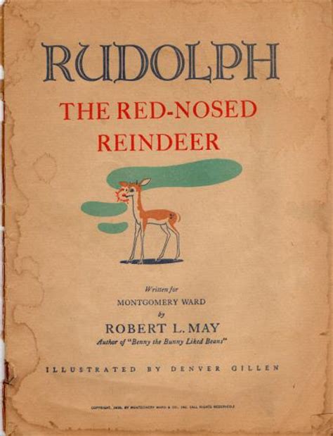 The Origin Story Of Rudolph The Red Nosed Reindeer How A