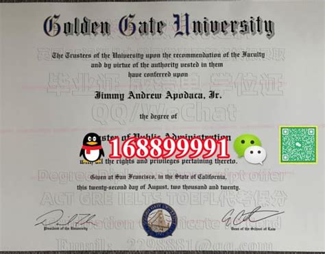 Golden Gate University Degree Offer Diploma Transcript Ppt