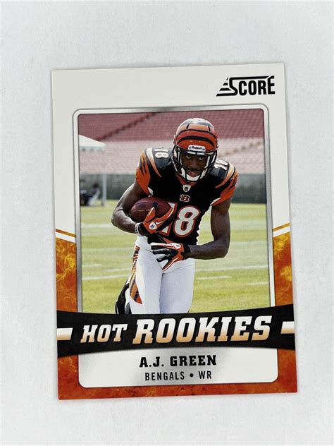 Score Hot Rookies A J Green Cincinnati Bengals Ebay