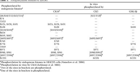 Table From A Large Scale Functional Rnai Screen Reveals A Role For