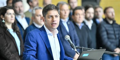 Axel Kicillof Le Reclam Al Gobierno De Milei Por El Recorte De Fondos