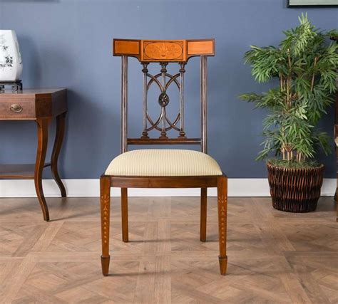 Inlaid Hepplewhite Side Chair Niagara Furniture Free Shipping