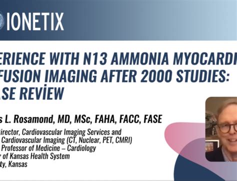 Why N Ammonia Pet Ct Mpi Ionetix