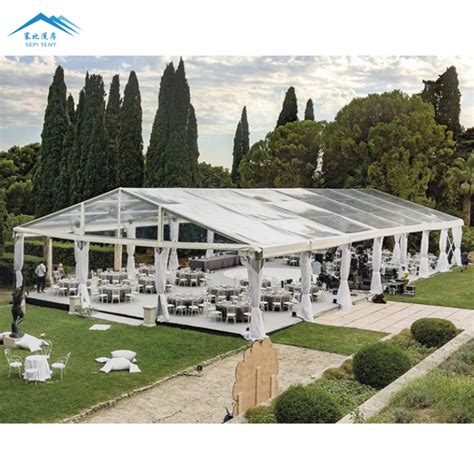 Aluminum Frame Luxury Marquee Tent Transparent PVC Wedding Event Party