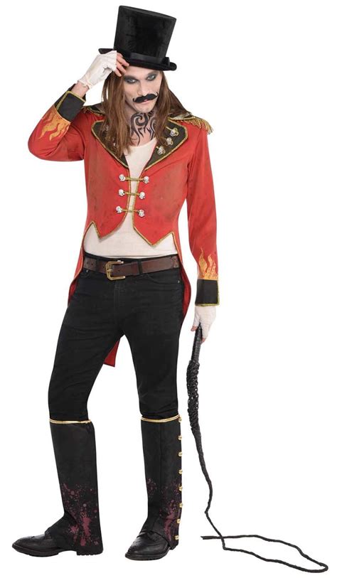 Ringmaster Tailcoat Mens Adult Circus Performer Costume Jacket