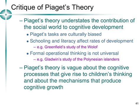 Ppt Piagets Theory Of Cognitive Development Powerpoint Presentation