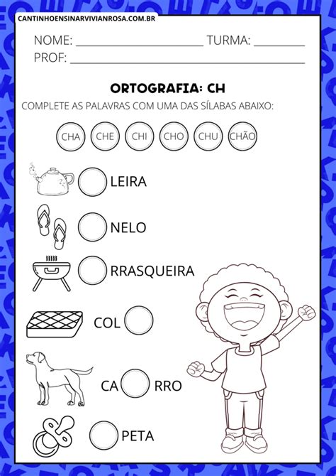 Sequ Ncia De Atividades Ch Cantinho Ensinar