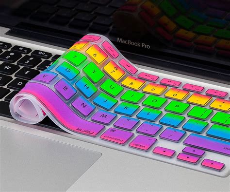 Macbook Rainbow Keyboard Cover Macbook Keyboard Cover Keyboard Decal