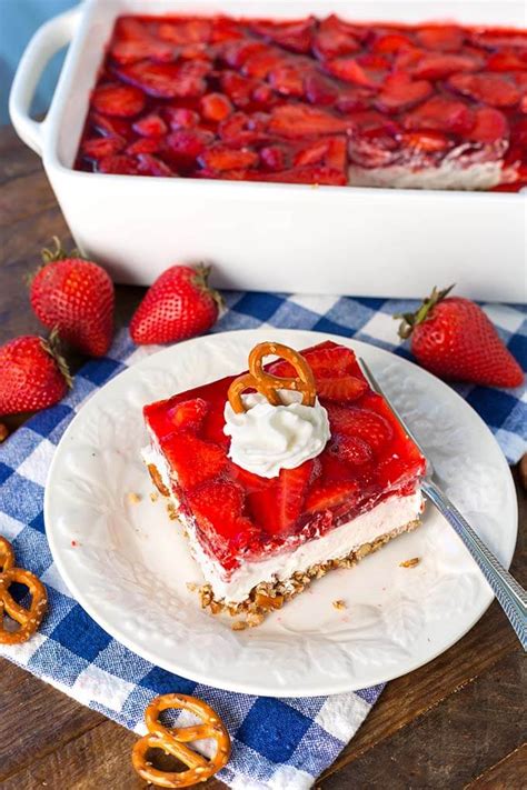 Strawberry Pretzel Salad Without Jello