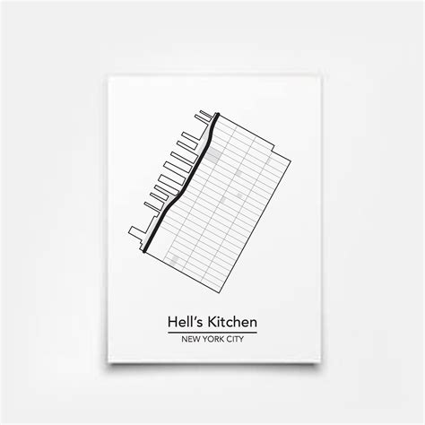 Hell's Kitchen - New York City Neighborhood Map — ThisCityMaps