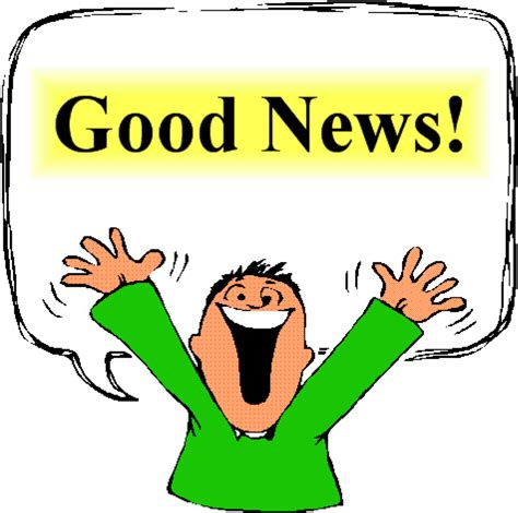 Good News Clipart Full Size Clipart 869260 Pinclipart
