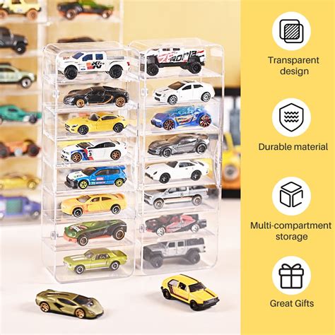 Slot Acrylic Display Case Hot Wheels Tomica Thick Material Shopee Philippines