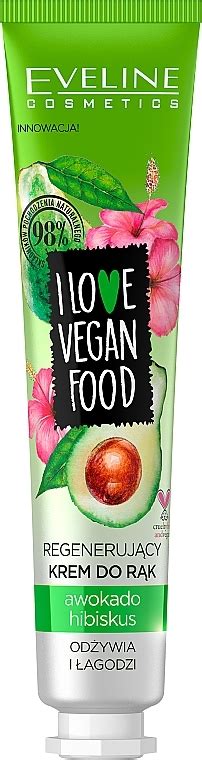 Eveline Cosmetics I Love Vegan Food Avocado Hibiscus Hand Cream