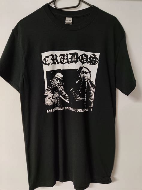 Los Crudos T Shirt Punk Hardcore Infest Mk Ultra Spazz Etsy