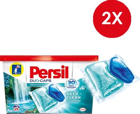 Persil Duo Caps Emerald Waterfall Wascapsules Wasmiddel Capsules