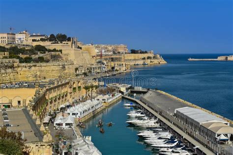 Valletta Grand Harbor Malta Editorial Image Image Of Harbour