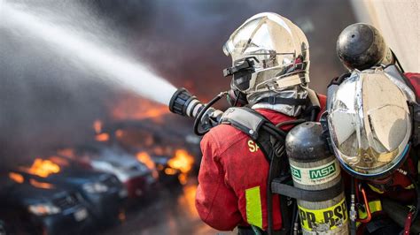 A Criminal Act Fire Of A Building Near Lyon