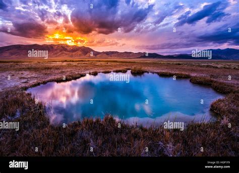 Nevada Hot Springs Ruby Valley Wildlife Refuge Stock Photo Alamy