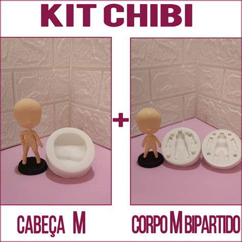 Molde Corpinho Chibi M Bipartido Cabe A M Simples Shopee Brasil