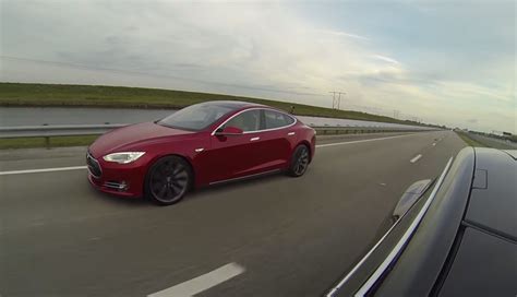 Drag Race Gegen Vorgänger Teslas Neues Top Model S P85d