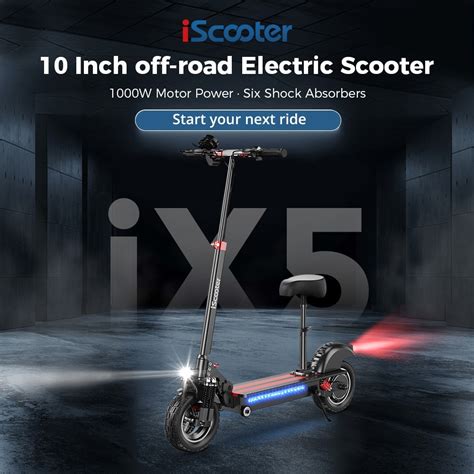 Iscooter Ix Inch Off Road Electric Scooter W Motor