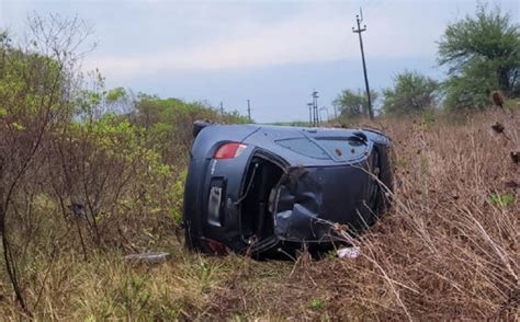 Una Joven Docente Result Herida Tras Volcar Con Su Auto En La Rutas