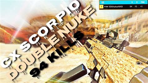 Bullet Force Cx Scorpio Double Nuke Kills Youtube