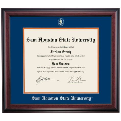 Ocm Diploma Frame For Sam Houston State University 19 X 21 Diploma