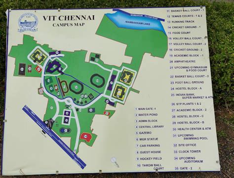 VIT Chennai Map