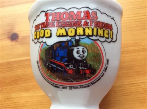 NEW THOMAS THE Tank Engine Vintage Egg Cup BRITT ALLCROFT LTD ENGLAND